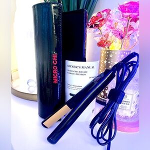 CHI Tourmaline Ceramic Mini Flat Iron, Hair Straightener rare case